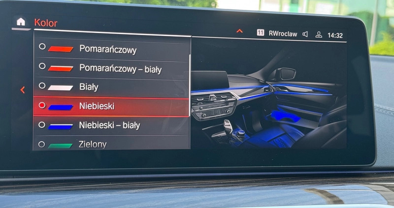 BMW Seria 5 cena 188999 przebieg: 119000, rok produkcji 2020 z Tarnobrzeg małe 781